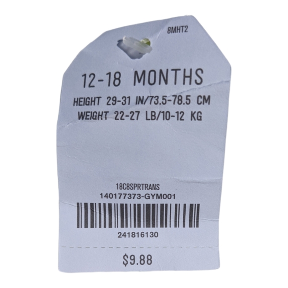 Crazy 8 12-18 months Blue Striped Tshirt - Picture 4 of 4